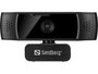 Sandberg Webcam USB avec Autofocus et Double Microphone - Résolution Full HD 1080p - Installation Sans Pilote - Compatible Ordinateurs Portables