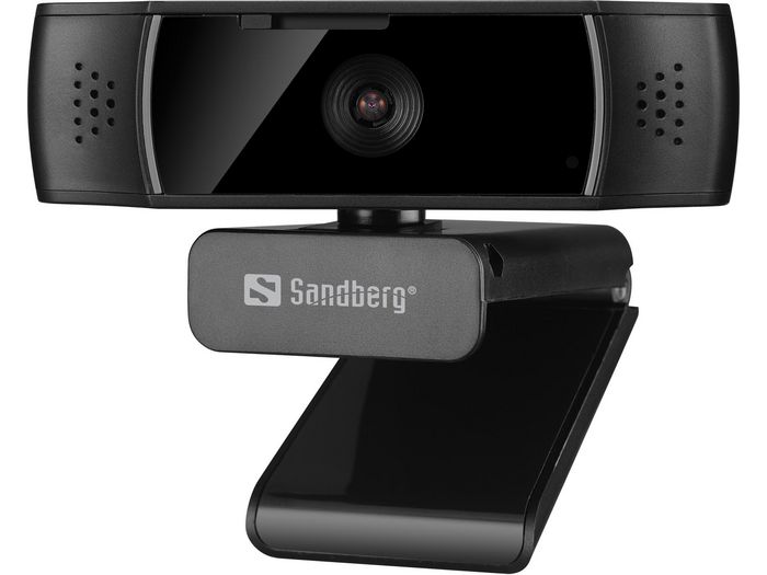 Sandberg Webcam USB avec Autofocus et Double Microphone - Résolution Full HD 1080p - Installation Sans Pilote - Compatible Ordinateurs Portables Sandberg Webcam USB avec Autofocus et Double Microphone - Résolution Full HD 1080p - Installation Sans Pilote - Compatible Ordinateurs Portables