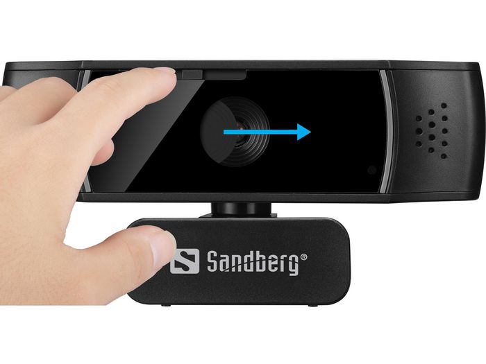 Sandberg Webcam USB avec Autofocus et Double Microphone - Résolution Full HD 1080p - Installation Sans Pilote - Compatible Ordinateurs Portables Sandberg Webcam USB avec Autofocus et Double Microphone - Résolution Full HD 1080p - Installation Sans Pilote - Compatible Ordinateurs Portables