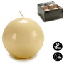 ACORDE Bougie Boule Crème 10cm