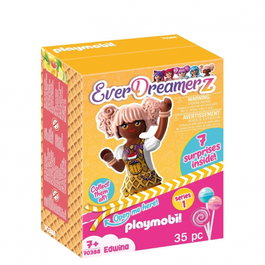 Playmobil EverDreamerz Edwina Candy World - Figurine avec 7 Surprises, Jouet pour Enfants dès 7 Ans