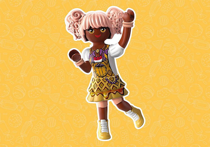Playmobil EverDreamerz Edwina Candy World - Figurine avec 7 Surprises, Jouet pour Enfants dès 7 Ans