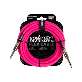 ERNIEBALL Câble d'instrument Flex Jack-Jack SS 6 m - Rose
