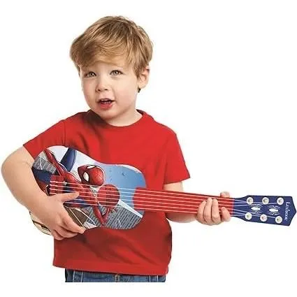 Lexibook Guitare Enfant Spider-Man - 53 cm (21") - 6 Cordes Nylon - Guide d'Apprentissage - Instrument de Musique pour Débutants Lexibook Guitare Enfant Spider-Man - 53 cm (21") - 6 Cordes Nylon - Guide d'Apprentissage - Instrument de Musique pour Débutants