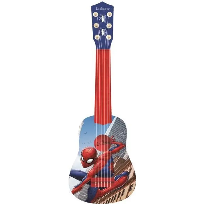 Lexibook Guitare Enfant Spider-Man - 53 cm (21") - 6 Cordes Nylon - Guide d'Apprentissage - Instrument de Musique pour Débutants Lexibook Guitare Enfant Spider-Man - 53 cm (21") - 6 Cordes Nylon - Guide d'Apprentissage - Instrument de Musique pour Débutants