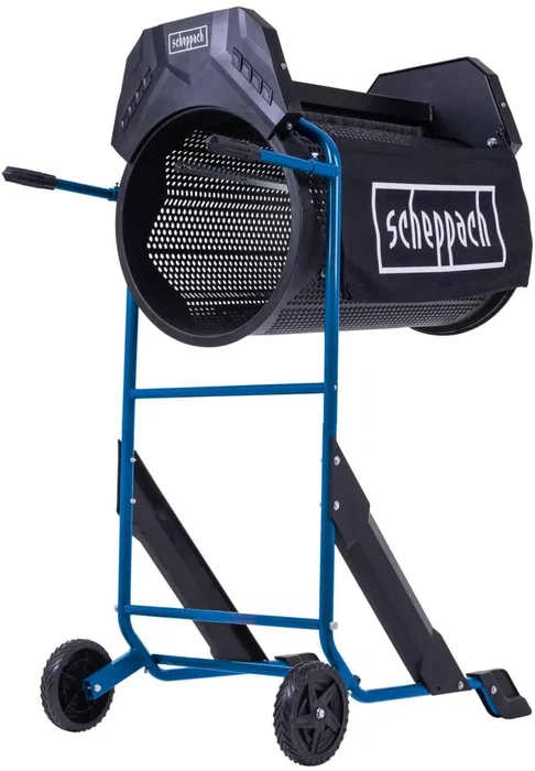 Scheppach RS300 Tamis Rotatif Électrique, Diamètre 400 mm, Débit jusqu'à 3 m³/h - Moteur Induction 350 W, Transport Facile Scheppach RS300 Tamis Rotatif Électrique, Diamètre 400 mm, Débit jusqu'à 3 m³/h - Moteur Induction 350 W, Transport Facile