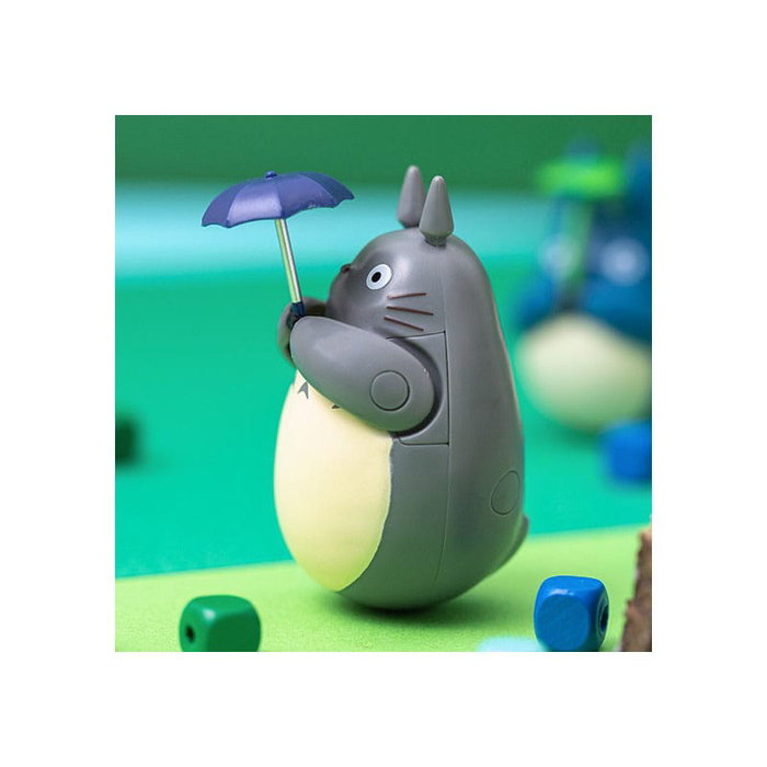 Semic Figurine Culbuto Big Totoro avec feuille