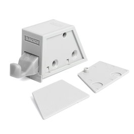 Salice Pulsateur DP3SNG avec butée gris pour poignées de tiroirs et de levage