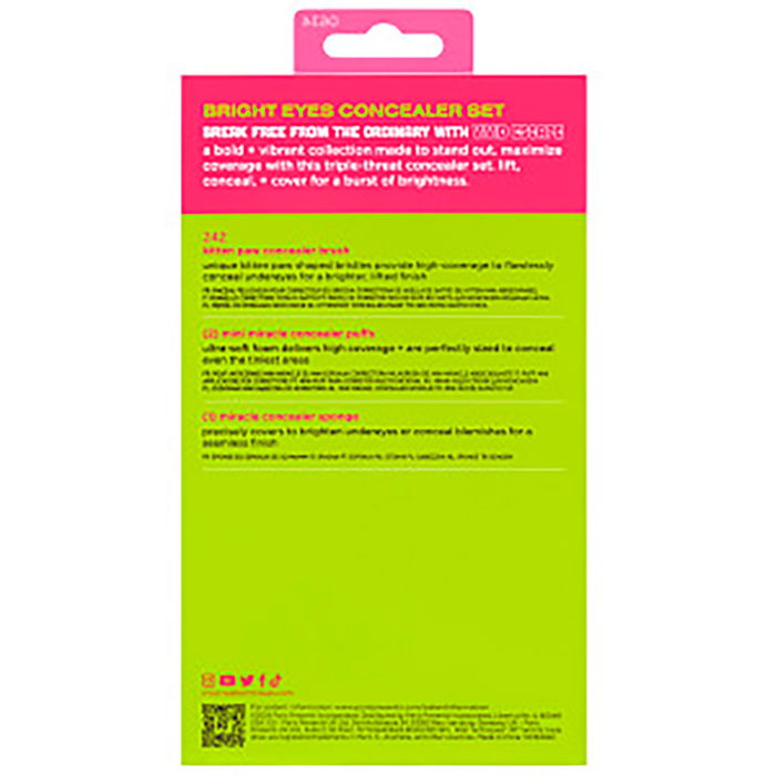 Real Techniques Coffret Anticernes Vivid Escape Bright Eyes, 4 Pièces