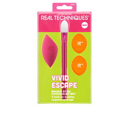 Real Techniques Coffret Anticernes Vivid Escape Bright Eyes, 4 Pièces