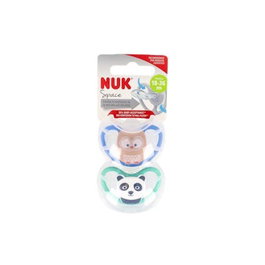 NUK Chupete Space 18-36 silicone 2 unités