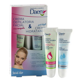 Daen Duo Crème Dépilatoire Faciale avec Post-Traitement Hydratant - Soin du Visage