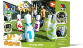 Molto Juego de bolos bowling XXL - Jeu de quilles géantes pour enfants - 60 cm - En plastique - À partir de 3 ans