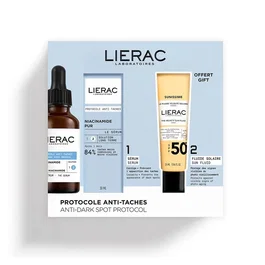 Lierac Protocole Anti-Dark Spots et Sunissime The Sun Velvety SPF50+