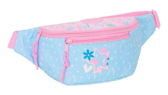 Blackfit8 Riñonera Smile 23x12x9 cm - Ceinture Porte-Objets - Marque Safta