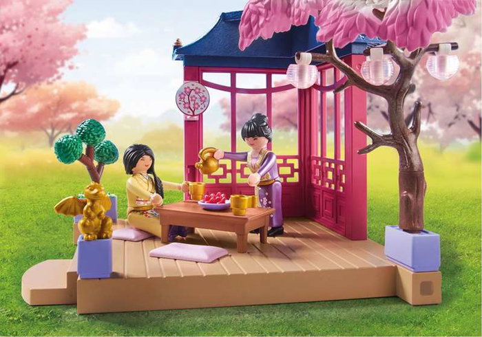 Playmobil Jardin asiatique avec pandas, 111 pièces