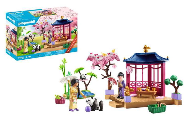 Playmobil Jardin asiatique avec pandas, 111 pièces