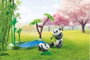 Playmobil Jardin asiatique avec pandas, 111 pièces