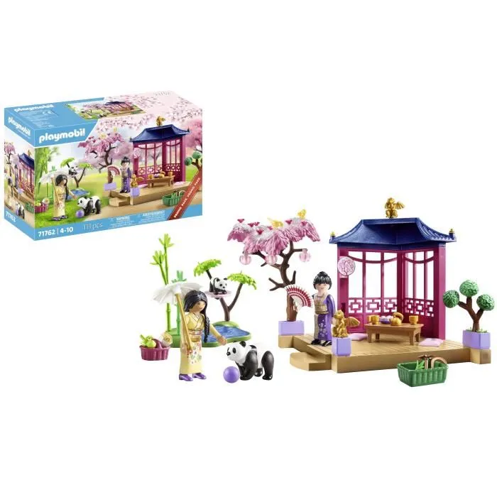 Playmobil 71762 Jardin Asiatique - Ensemble de Construction avec 2 Personnages et Pandas, 111 Pièces, Promo Pack, Pour Enfants Dès 4 Ans Playmobil 71762 Jardin Asiatique - Ensemble de Construction avec 2 Personnages et Pandas, 111 Pièces, Promo Pack, Pour Enfants Dès 4 Ans