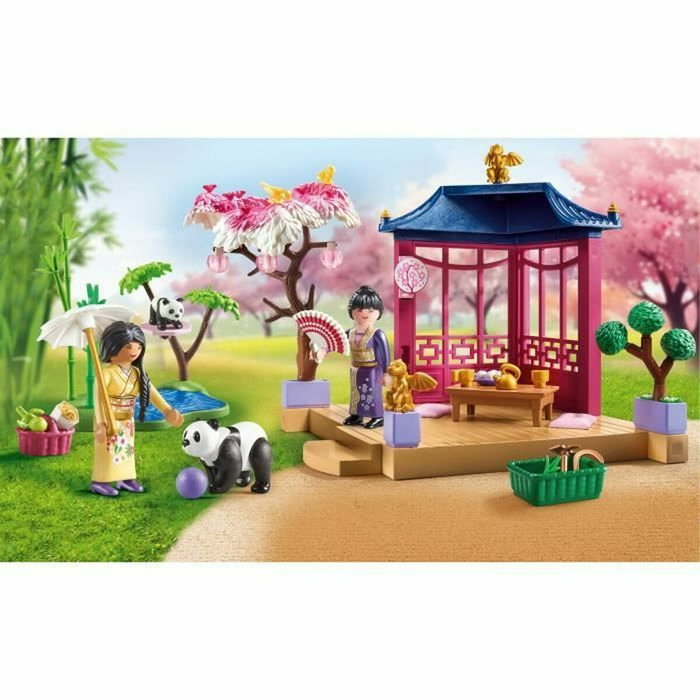 Playmobil Jardin asiatique avec pandas, 111 pièces