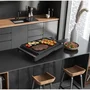Fagor Plancha Électrique FG0725, 2000 W, XXL, Plaque Anti-Adhésive, Thermostat Réglable, Noir - Cuisson Familiale Rapide et Saine