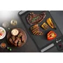 Fagor Plancha Électrique FG0725, 2000 W, XXL, Plaque Anti-Adhésive, Thermostat Réglable, Noir - Cuisson Familiale Rapide et Saine