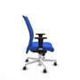 Piqueras Y Crespo Chaise Albacete confidente, mécanisme Synchro, bleu