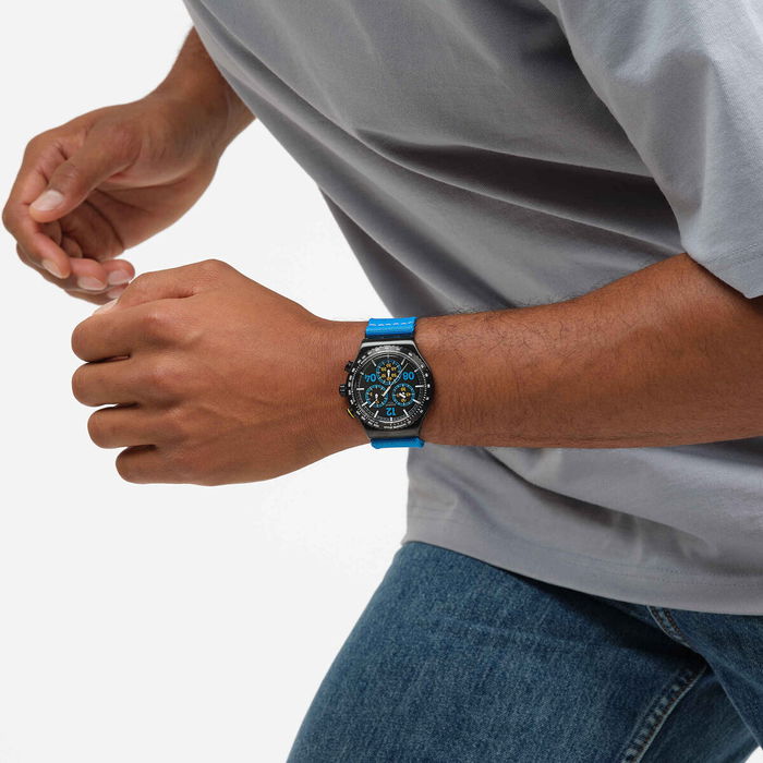 Montre Unisexe Swatch YVB100