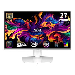 MSI MAG 272QPW QD-OLED X28 Moniteur Gaming 26,5 WQHD 280Hz Blanc