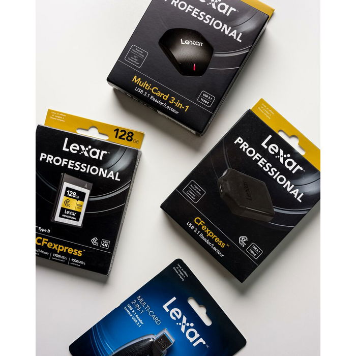 Carte Mémoire SD Lexar LCXEXPR128G-RNENG 128 GB