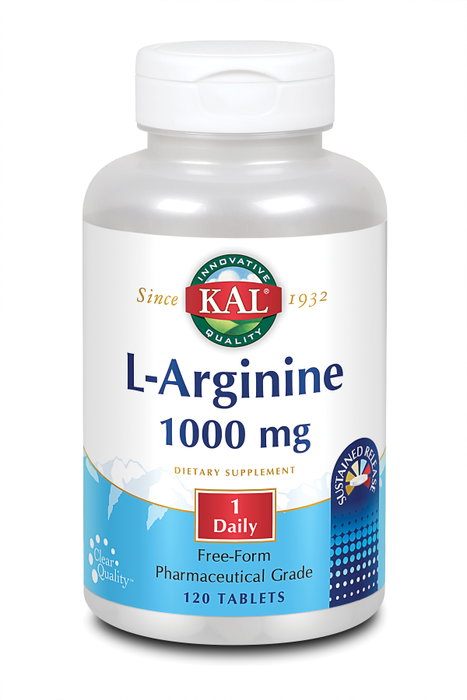 KAL L-Arginine 1000mg 120 comprimés