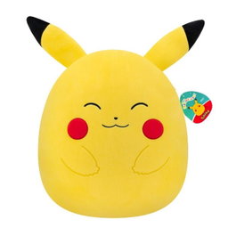 Pokémon Squishmallows peluche Pikachu heureux 35 cm