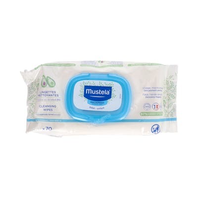 Mustela Lingettes nettoyantes BIO compostables 60 u Mustela Lingettes nettoyantes BIO compostables 60 u