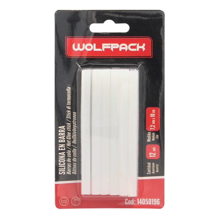 Wolfpack Linea Profesional Silicone en bâtonnets 7,2 mm (Blister de 12 unités)