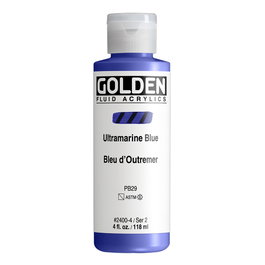 Golden Couleurs Acryliques Fluides Bleu Outremer 118 ml