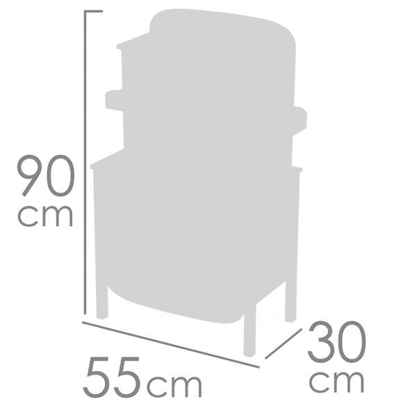 Decuevas - Armoire à langer en bois - Pour enfant à partir de 3 ans - Langues : espagnol, anglais
