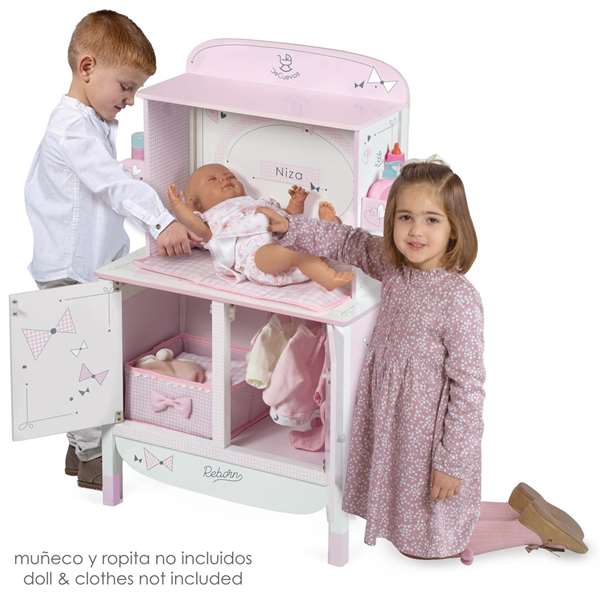 Decuevas - Armoire à langer en bois - Pour enfant à partir de 3 ans - Langues : espagnol, anglais