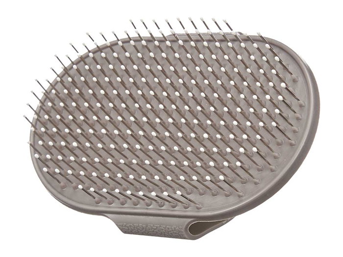 MASCOW Cepillo de Pua Ovalado Metalico Gris