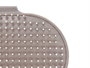 MASCOW Cepillo de Pua Ovalado Metalico Gris