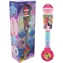 Lexibook Microphone Lumineux Princesses Disney avec Effets Sonores, Mélodies Intégrées et Connexion Audio