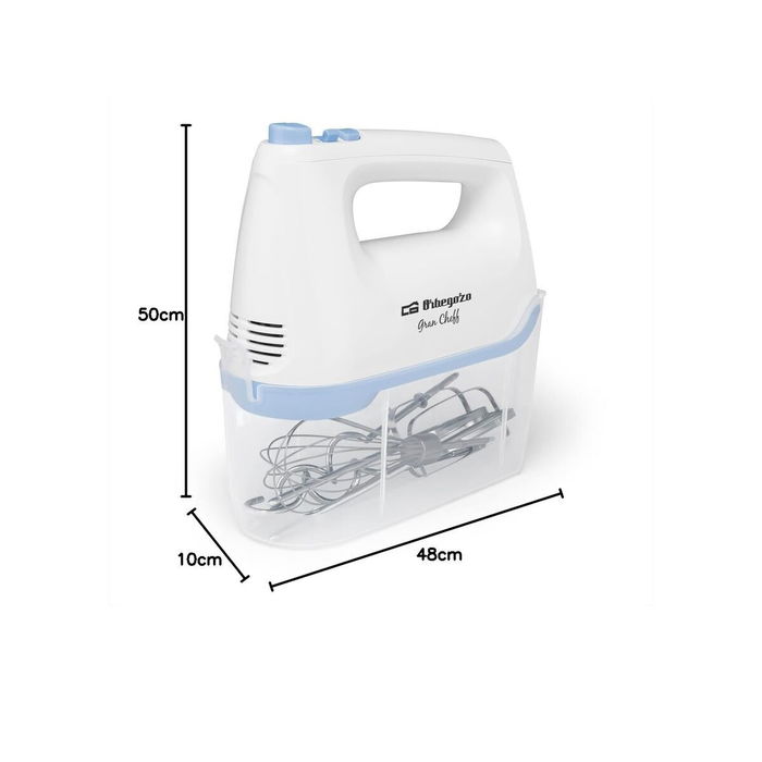 Mixeur/mélangeur de pâte Orbegozo BA 3250 Blanc 300 W 1 L