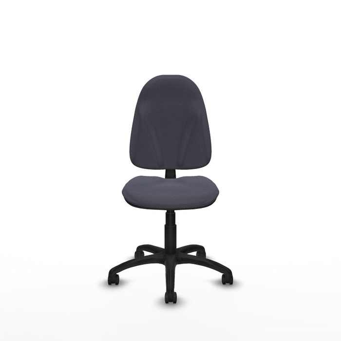 PIQUERAS Y CRESPO Chaise de bureau Algarra, tissu gris foncé, sans accoudoirs