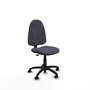 PIQUERAS Y CRESPO Chaise de bureau Algarra, tissu gris foncé, sans accoudoirs