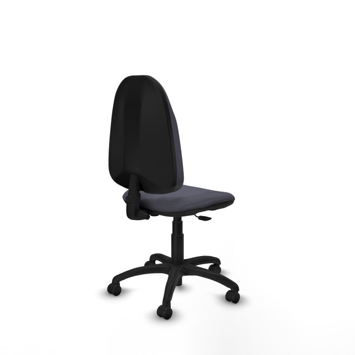 PIQUERAS Y CRESPO Chaise de bureau Algarra, tissu gris foncé, sans accoudoirs