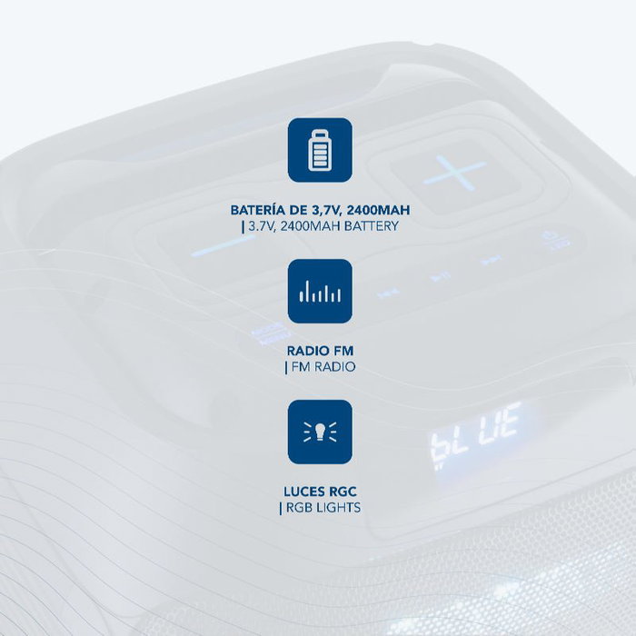 Haut-parleurs bluetooth portables Daewoo DW3009 40 W