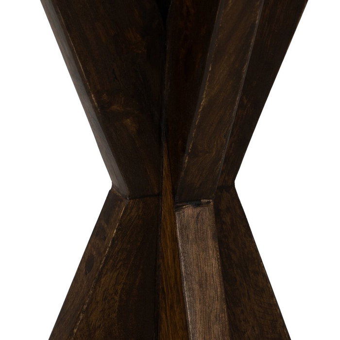 Petite Table d'Appoint Naturel 37 x 37 x 60 cm