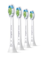 Philips Sonicare W2 Optimal White HX6064/87 Pack de 4 brosses à dents interchangeables Blanc