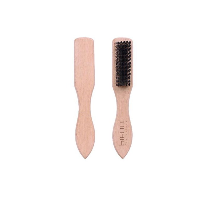 Bifull Brosoir de Barbier en Bois naturel pour Dégrader - Cepillo Barbero Madera Degraded Brush - Longueur 15 cm Bifull Brosoir de Barbier en Bois naturel pour Dégrader - Cepillo Barbero Madera Degraded Brush - Longueur 15 cm