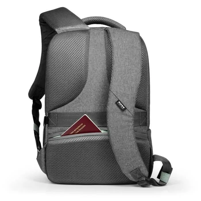 Port Designs Sac à dos pour ordinateur portable 15.6 pouces ECO YOSEMITE 18 litres compact léger en matériaux recyclés - Gris