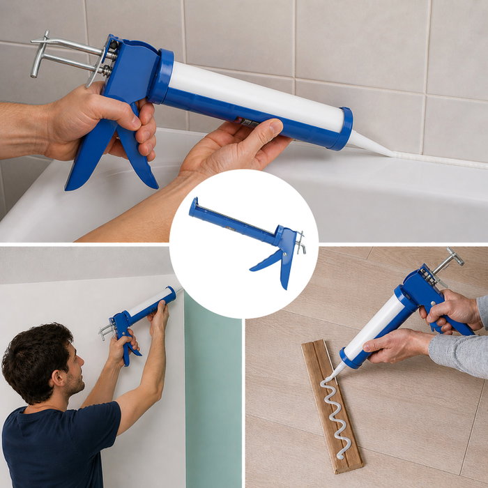 WOLFPACK LINEA PROFESIONAL Pistola Silicona Azul Basic